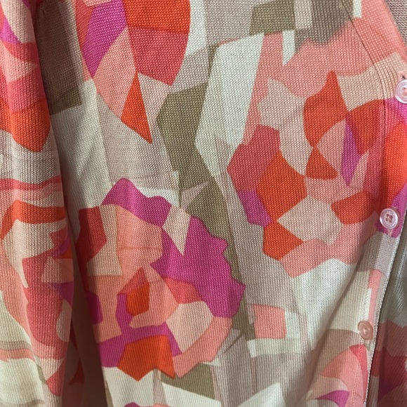 Liz Claiborne colour block cardigan in small petite - Picture 6 of 8